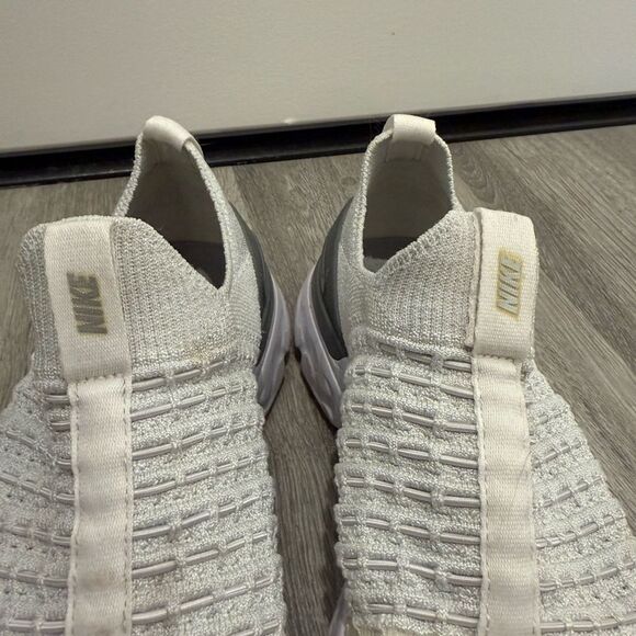 Nike White and Gray Flyknit Sneakers - Picture 7 of 7